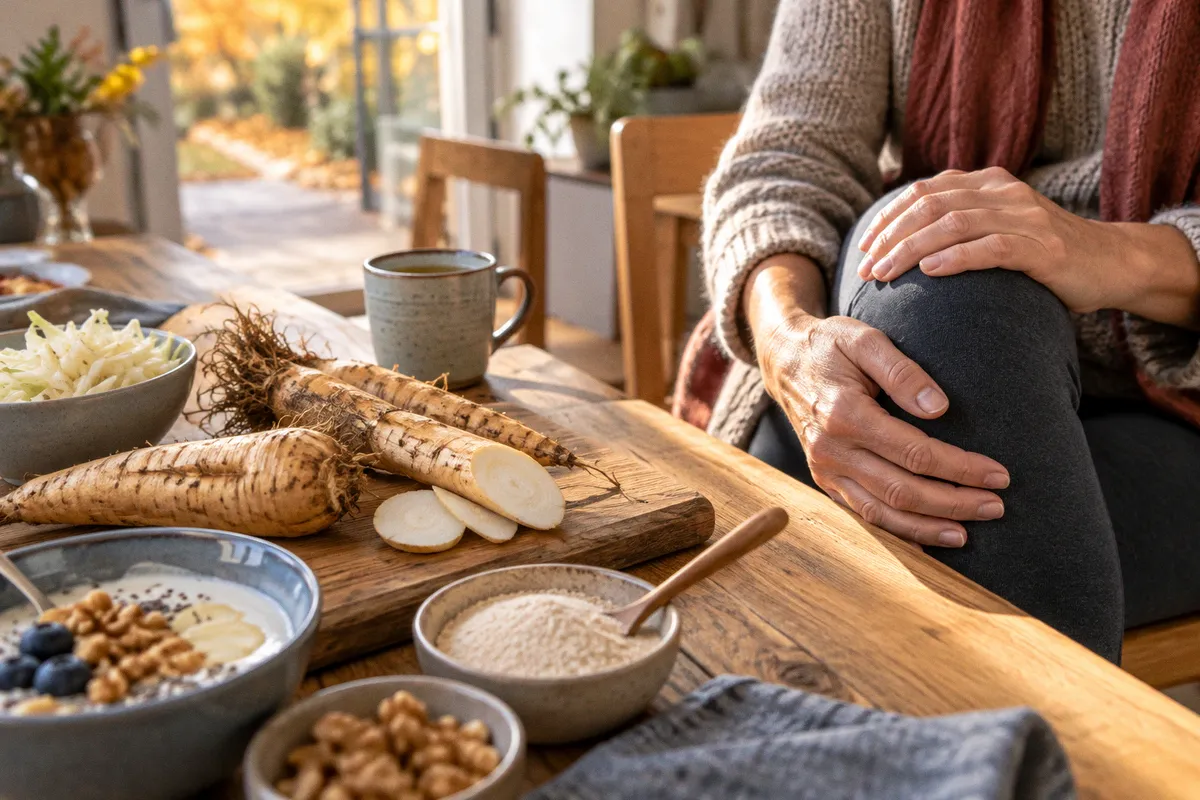 Fibres d'inuline et arthrose du genou : un soulagement inattendu par l'intestin