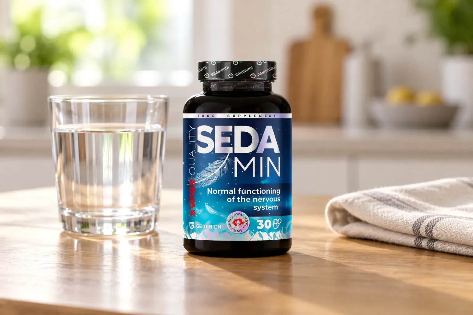 Sedamin — le produit au quotidien